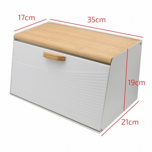 Chlebak Brunbeste BB-2678 stalowo-drewniany dwustronny do przechowywania pieczywa