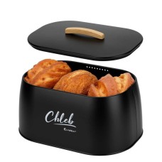 Хлібниця ELITEHOFF E-6324 (сталевий, чорний)