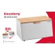 Chlebak Klausberg KB-7468 stalowo-drewniany dwustronny do przechowywania pieczywa