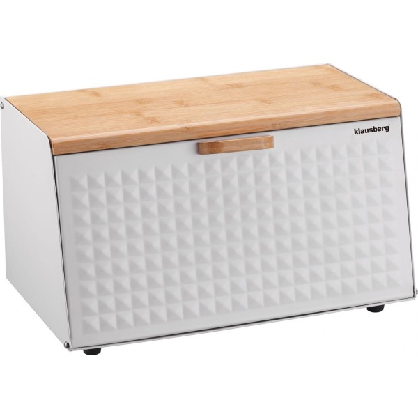 Chlebak Klausberg KB-7468 stalowo-drewniany dwustronny do przechowywania pieczywa