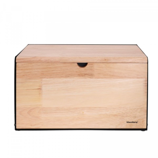 Chlebak Klausberg KB-7386 stalowo-drewniany do przechowywania pieczywa