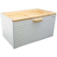 Chlebak Klausberg KB-7427 stalowo-drewniany dwustronny do przechowywania pieczywa