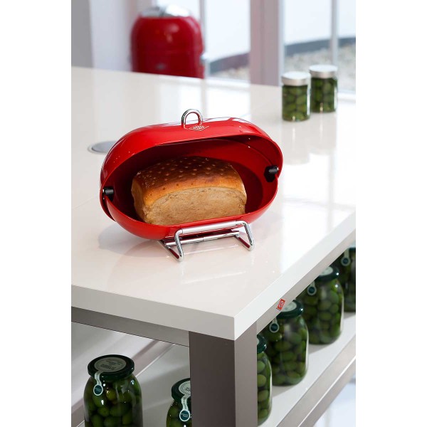 Хлібниця Wesco Breadboy, червона, 443 мм для зберігання хліба на кухні Хлібниця Wesco Breadboy, червона, 443 мм для зберігання хліба на кухні