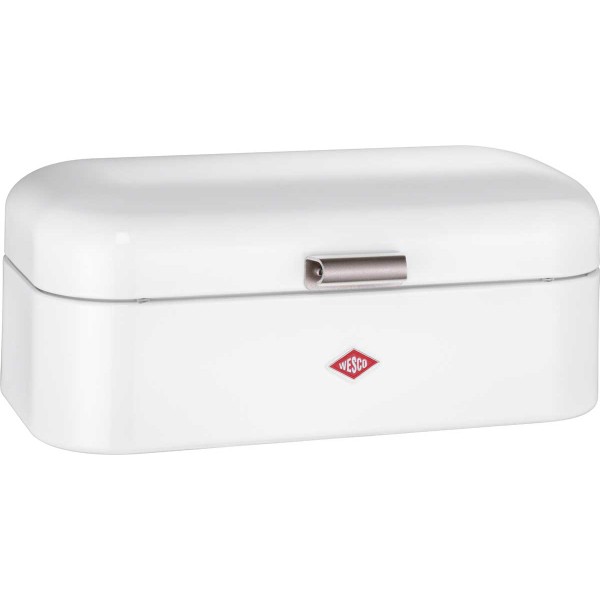 Хлібниця Grandy білого матового кольору 420 мм для зберігання хліба на кухні Хлібниця Grandy білого матового кольору 420 мм для зберігання хліба на кухні