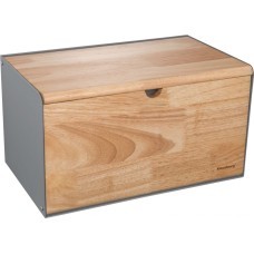 Chlebak Klausberg KB-7395 stalowo-drewniany do przechowywania pieczywa