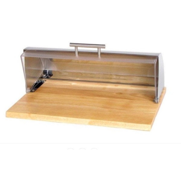 Chlebak Klausberg KB-7096 drewniano-akrylowy do przechowywania pieczywa