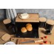 Chlebak Brunbeste BB-2754-PL dwustronnie otwierany z 4 pojemnikami do kuchni