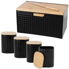Chlebak Brunbeste BB-2754-PL dwustronnie otwierany z 4 pojemnikami do kuchni