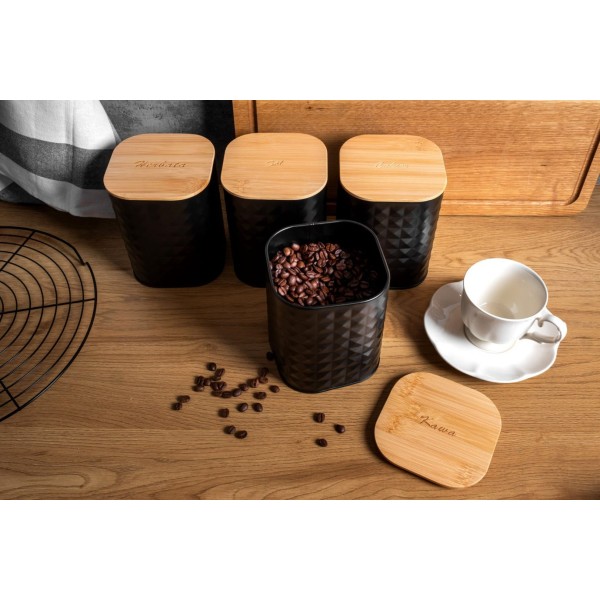 Chlebak Brunbeste BB-2754-PL dwustronnie otwierany z 4 pojemnikami do kuchni