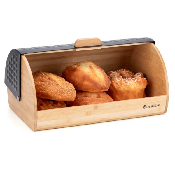 Chlebak bambusowy E-6065 pojemnik na pieczywo do kuchni