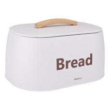 Chlebak KingHoff KH-1947 stalowy biały do przechowywania pieczywa