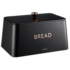 Chlebak Kinghoff KH-1949 stalowy czarny do przechowywania chleba elegancki