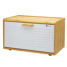 Хлібниця Chlebak 4257 бамбукова двостороння для зберігання хліба та випічки