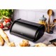 Chlebak Kinghoff KH-1834 stalowy matowy czarny 44 cm do przechowywania chleba