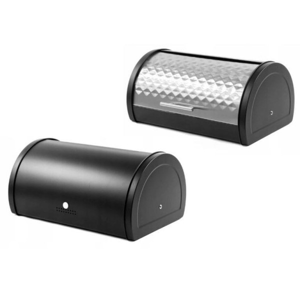 Chlebak Klausberg KB-7454 stal nierdzewna z pokrywą Diamond do przechowywania pieczywa
