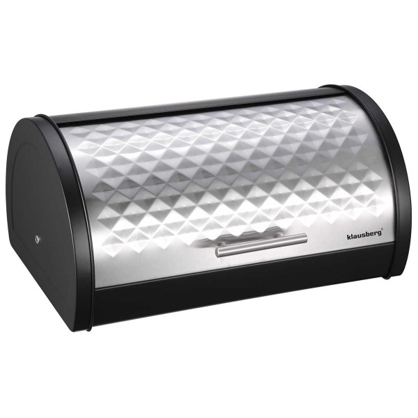 Chlebak Klausberg KB-7454 stal nierdzewna z pokrywą Diamond do przechowywania pieczywa