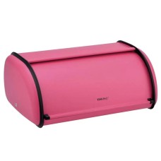 Chlebak Kinghoff KH-1753 stalowy mały 36 cm czerwony do przechowywania pieczywa