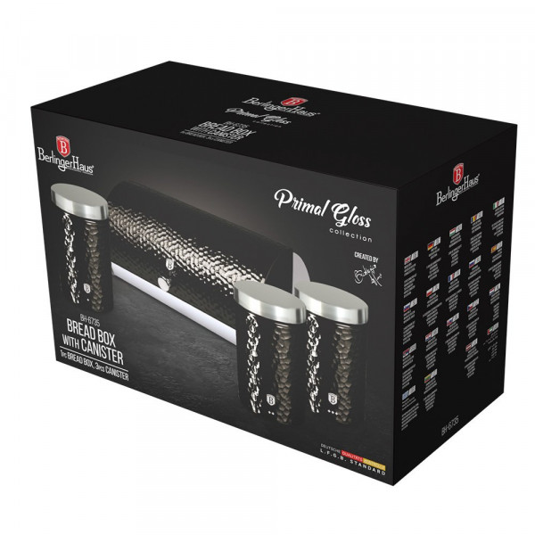 Zestaw pojemników i chlebak Berlinger haus BH-6735 (3 części)