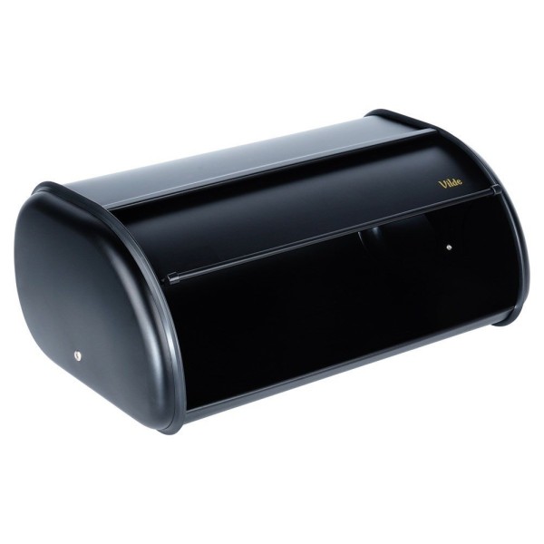 Chlebak stalowy VILDE 259616, pojemnik na pieczywo, czarny, 43x27.5x18.5 см, Wyposażenie kuchni / Przechowywanie żywności / Chlebaki