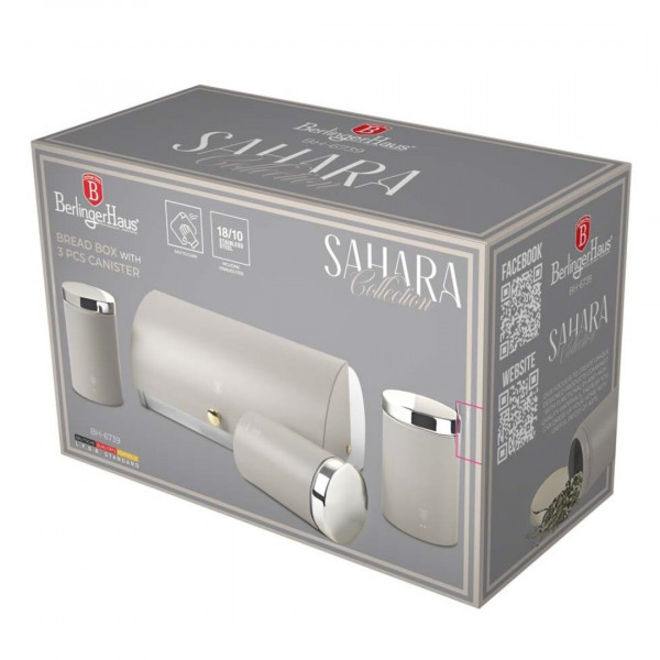 Zestaw pojemników i chlebak Berlinger haus BH-6739 (3 elementy)