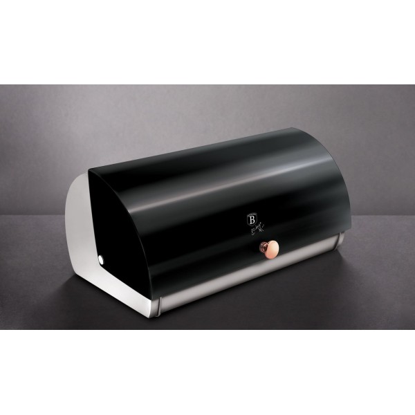 Chlebak stalowy Berlinger Haus Black Rose BH-6728 do przechowywania pieczywa w kuchni
