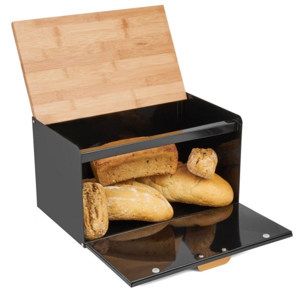 Хлебниця Brunbeste BB-2707 Geometric двостороння, матова, для зберігання хліба Хлебниця Brunbeste BB-2707 Geometric двостороння, матова, для зберігання хліба