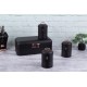 Chlebak Berlinger Haus Black Rose BH-6753 stalowy z 3 pojemnikami do przechowywania chleba