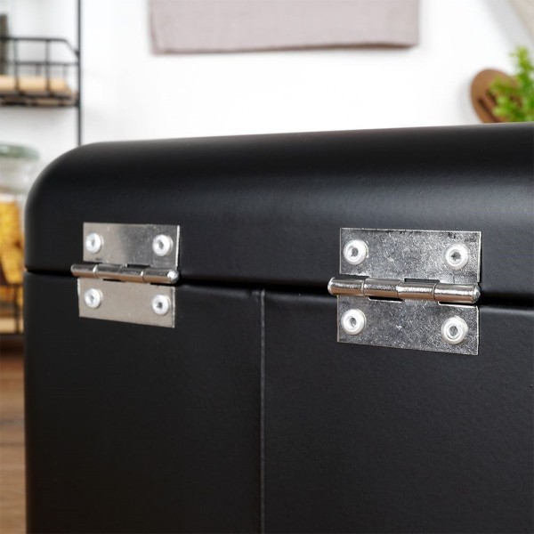 Chlebak metalowy, Excellent Houseware, 22×20×14 см, чорний, маленький, EXCELLENT HOUSEWARE 259213, для хліба та булочок