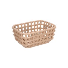 Koszyk na chleb Rituali Domestici Catturata beżowy 28x20x12,5 cm do przechowywania chleba