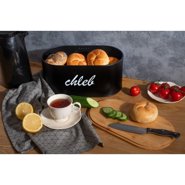 Хлебниця Brunbeste BB-2744 сталева з кришкою-дошкою для зберігання хліба Хлебниця Brunbeste BB-2744 сталева з кришкою-дошкою для зберігання хліба