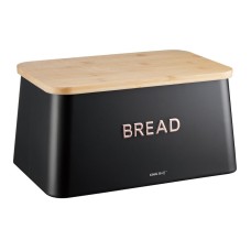 Chlebak Kinghoff KH-1948 stalowy z deską do krojenia do przechowywania pieczywa