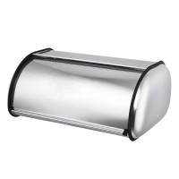 Chlebak Brunbeste BB-2756 stalowy pojemnik na pieczywo 44 cm srebrny satyna