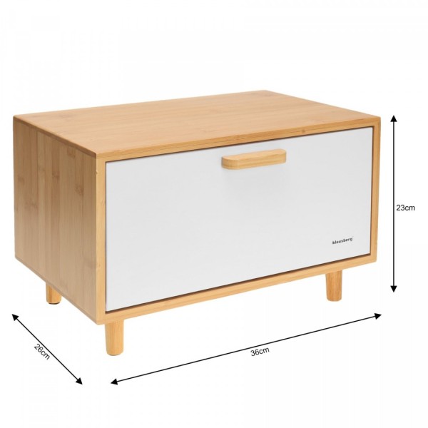 Chlebak Klausberg KB-7400 bambusowy do przechowywania pieczywa