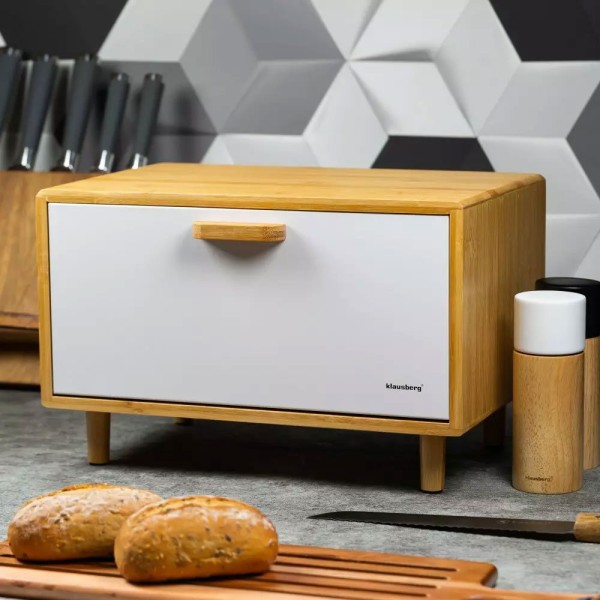Chlebak Klausberg KB-7400 bambusowy do przechowywania pieczywa