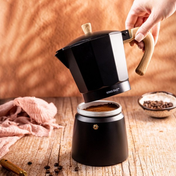 Kawiarka Kinghoff KH-1888 do espresso ciśnieniowa 600 ml na 12 filiżanek