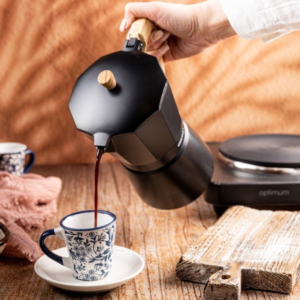 Kawiarka Kinghoff KH-1888 do espresso ciśnieniowa 600 ml na 12 filiżanek