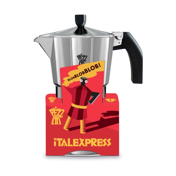 Kawiarka PEZZETTI Italexpress aluminiowa do kawy 14 filiżanek srebrna
