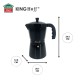 Kawiarka Kinghoff KH-1885 do parzenia espresso ciśnieniowa 600 ml 12 filiżanek