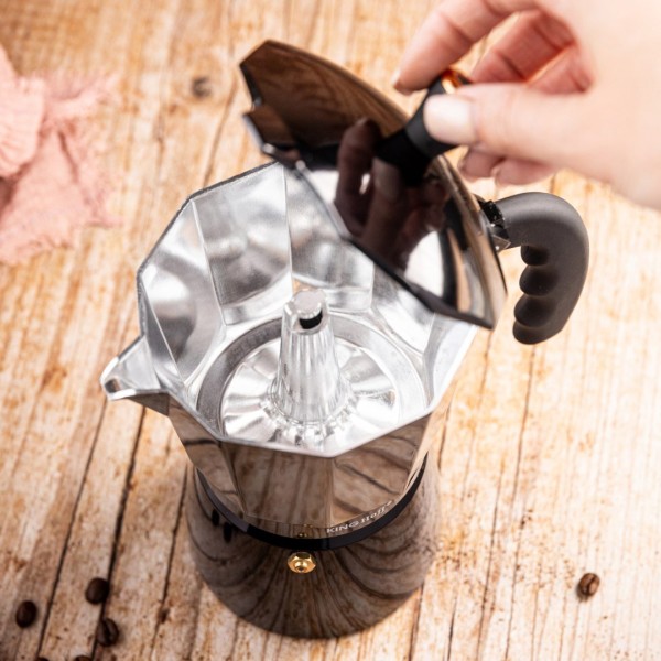 Kawiarka Kinghoff KH-1885 do parzenia espresso ciśnieniowa 600 ml 12 filiżanek