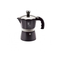 Кавоварка гейзерна Bialetti BH-8551 Metallic Line Carbon Pro Collection, 150 мл, для приготування кави