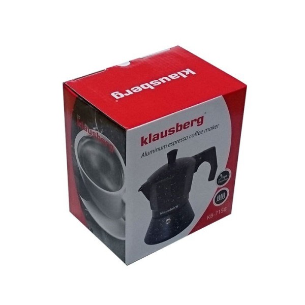 Kawiarka Klausberg KB-7159 do espresso 300 ml na 6 filiżanek