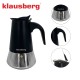 Кавоварка гейзерна Klausberg KB-7844, 200 мл, для приготування еспресо на 3 чашки
