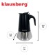 Кавоварка гейзерна Klausberg KB-7845, 300 мл, 6 чашок для приготування еспресо