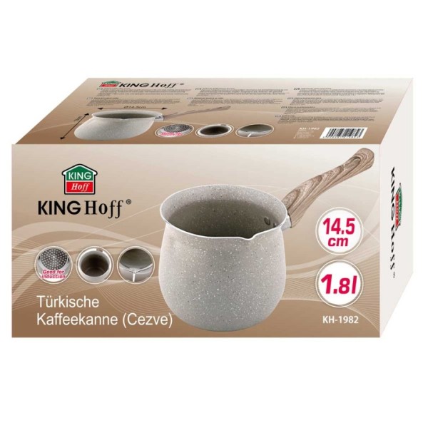 Турецька джезва для кави Kinghoff KH-1982 (1,8 л)