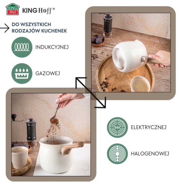 Турецька джезва для кави Kinghoff KH-1982 (1,8 л)