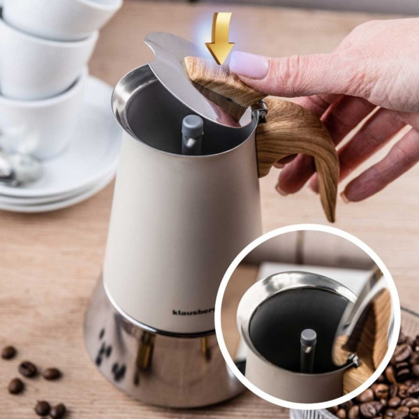 KAWIARKA ZAPARZACZ DO KAWY 300ml KLAUSBERG KB-7995 INDUKCJA