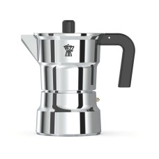 Kawiarka PEZZETTI SOLIDEXPRESS aluminiowa do parzenia kawy 3 filiżanki srebrna