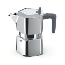 Kawiarka PEZZETTI PENTAEXPRESS aluminiowa 3 filiżanki srebrna do ekspresu kawowego