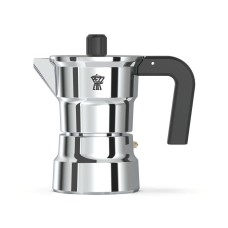 Kawiarka Pezzetti SolidExpress aluminiowa 1 filiżanka srebrna do espresso
