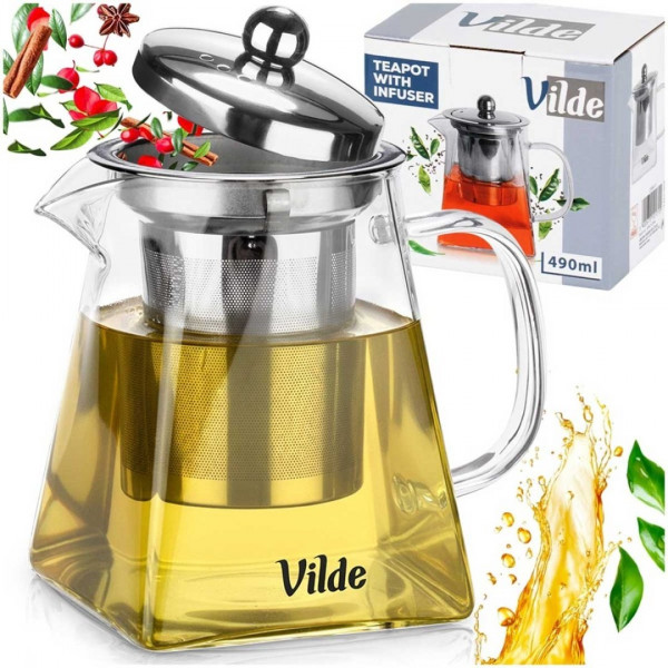 Dzbanek do parzenia herbaty VILDE 259411 (490 ml)